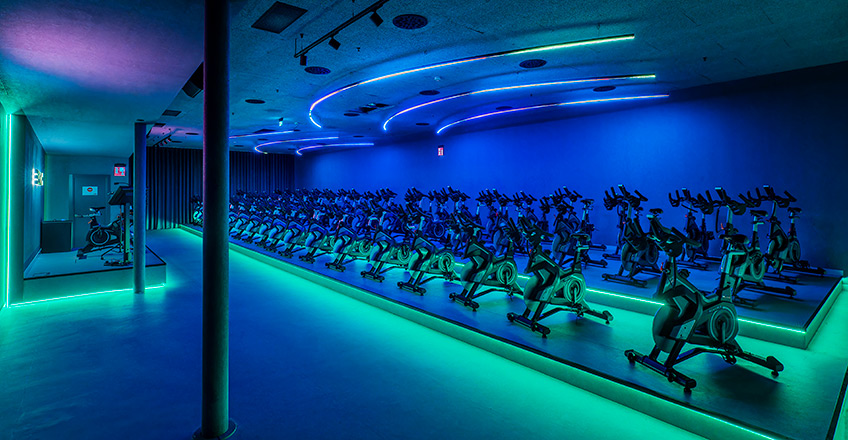 iluminación instalaciones deportivas interior